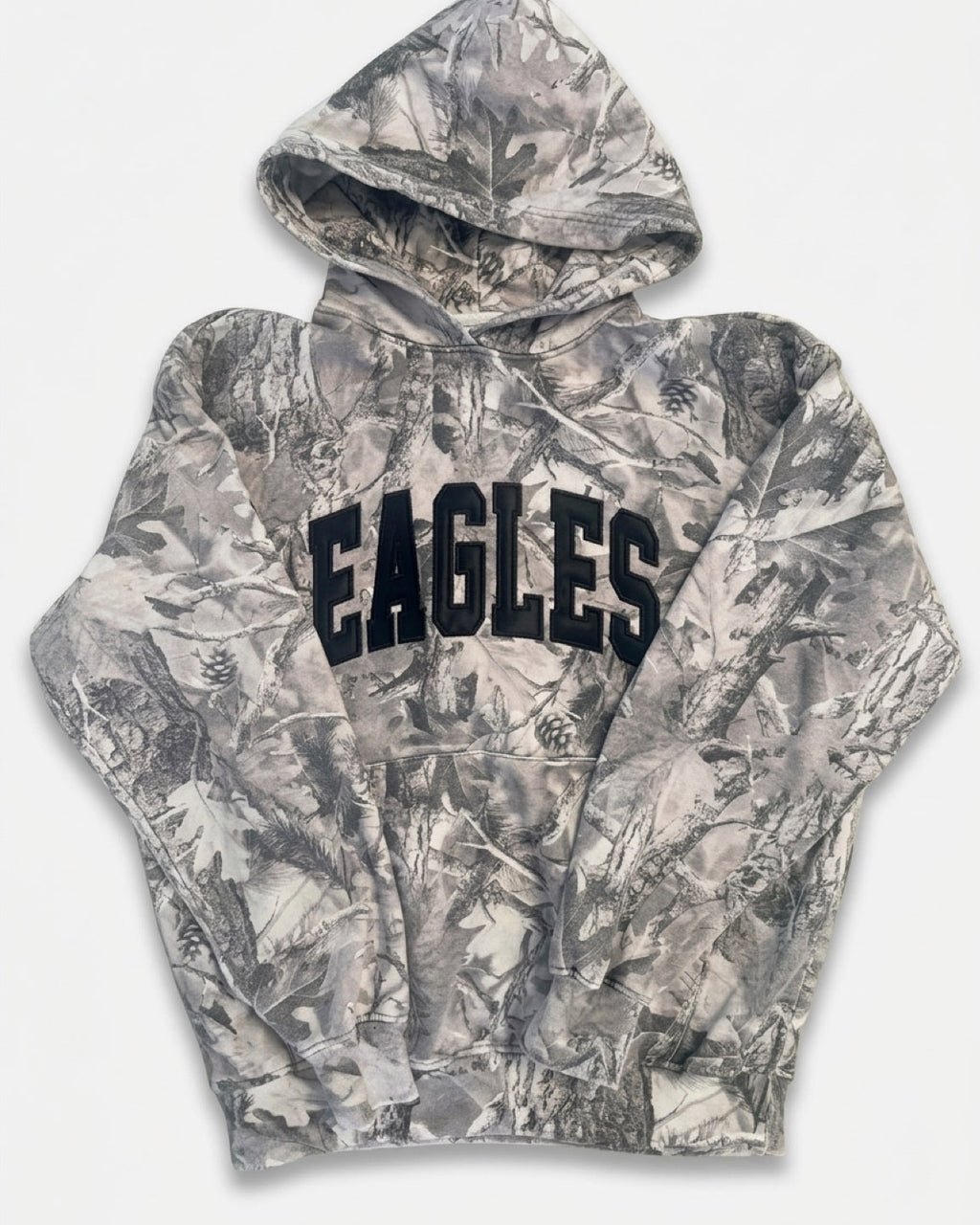 Vintage Grey Camo Hoodie