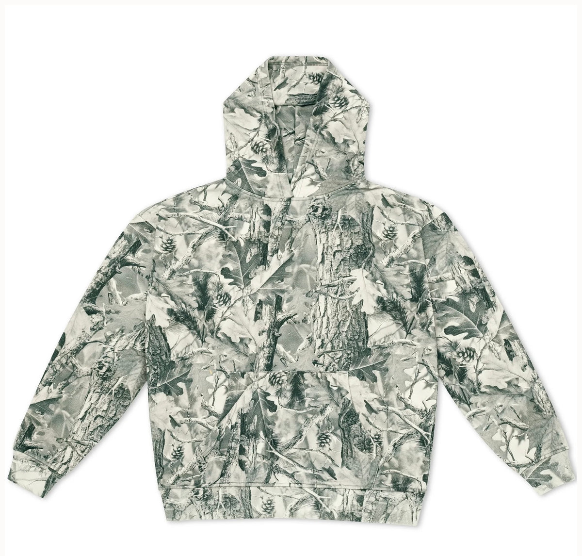 Vintage Grey Camo Hoodie