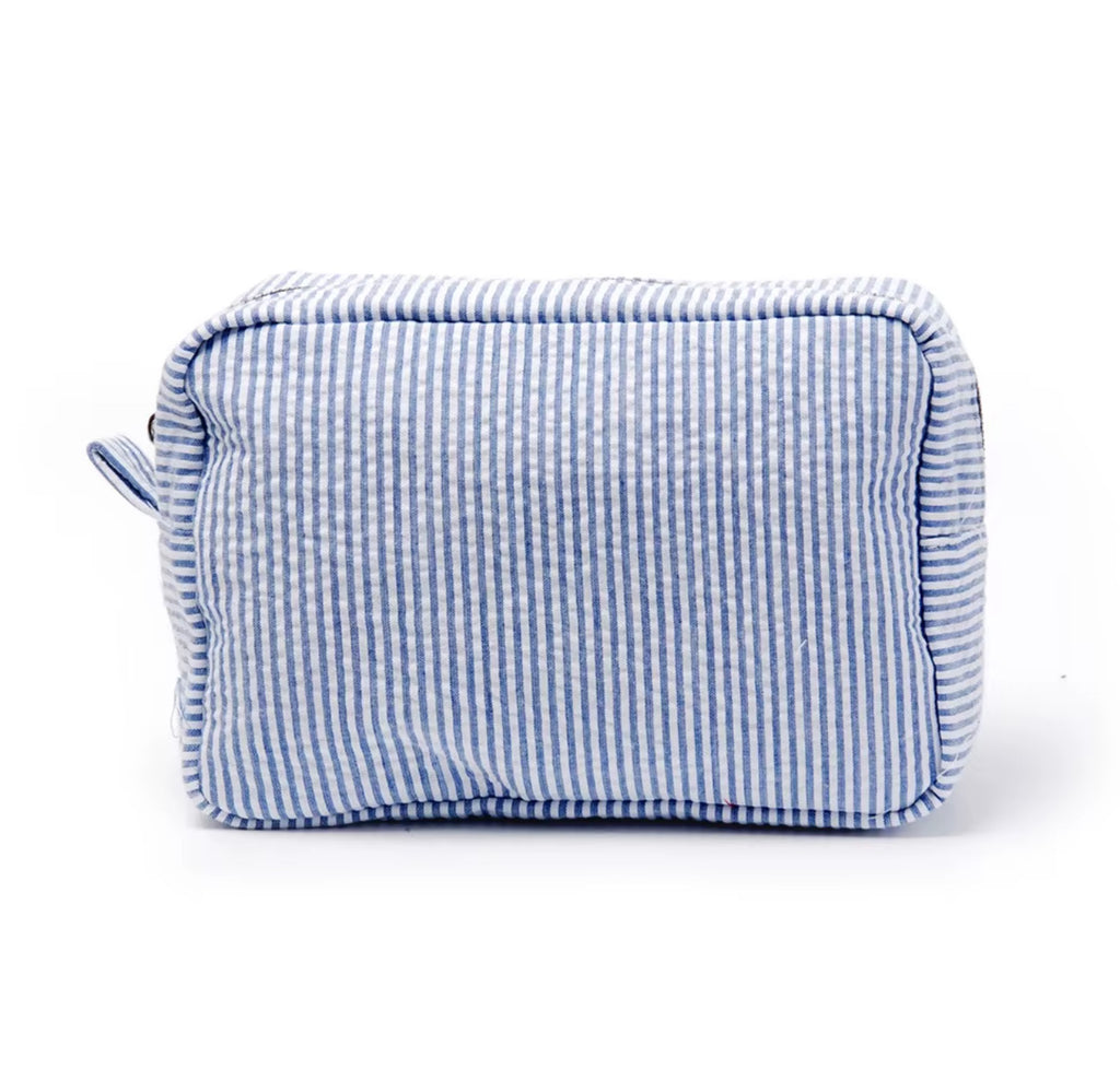 The Icon Edit Seersucker Pouch