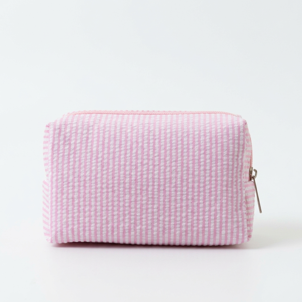 The Icon Edit Seersucker Pouch